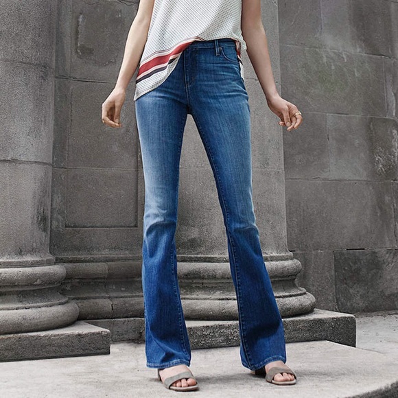 loft modern flare jeans